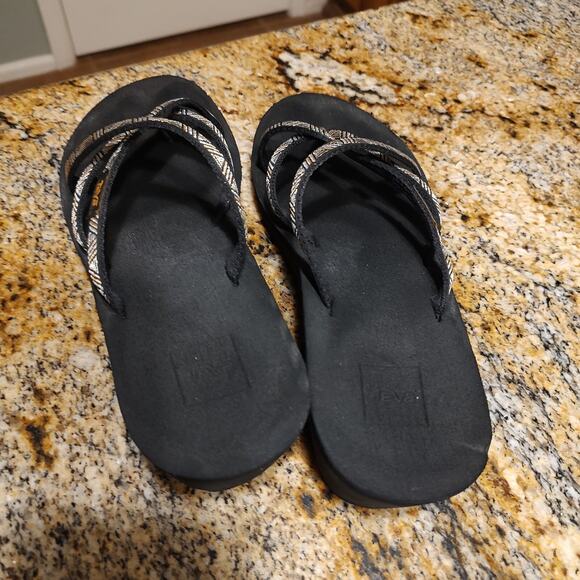 Teva Flip Flop Women's Mush Mandalyn Wedge Ola 2 Agave Size 8 - Picture 3 of 6